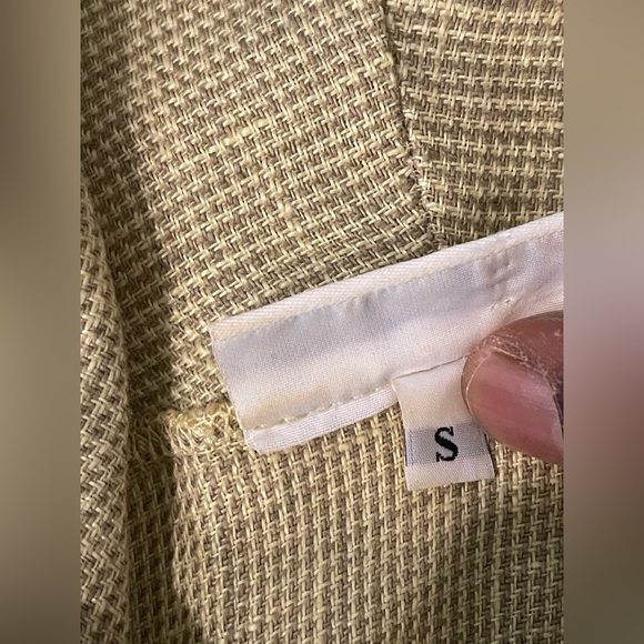 Bryn Walker  Linen Draped Cowl Neck Short Sleeve Asymmetric Tunic Size:S - Picture 10 of 10